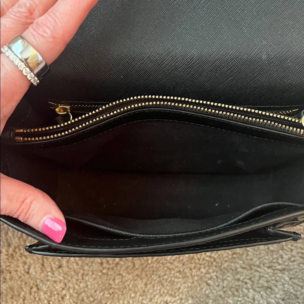 Tory Burch Croc Embossed Shoulder/Crossbody Purse - Picture 11 of 15